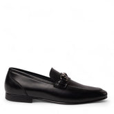 Italian Men Black Leather Shoes #4952